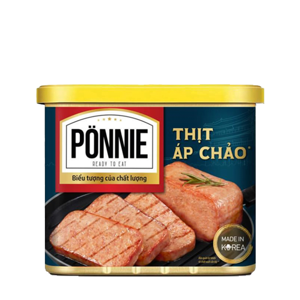 Thịt áp chảo Ponnie hộp 340g