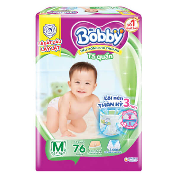 Tã quần Bobby M76 miếng