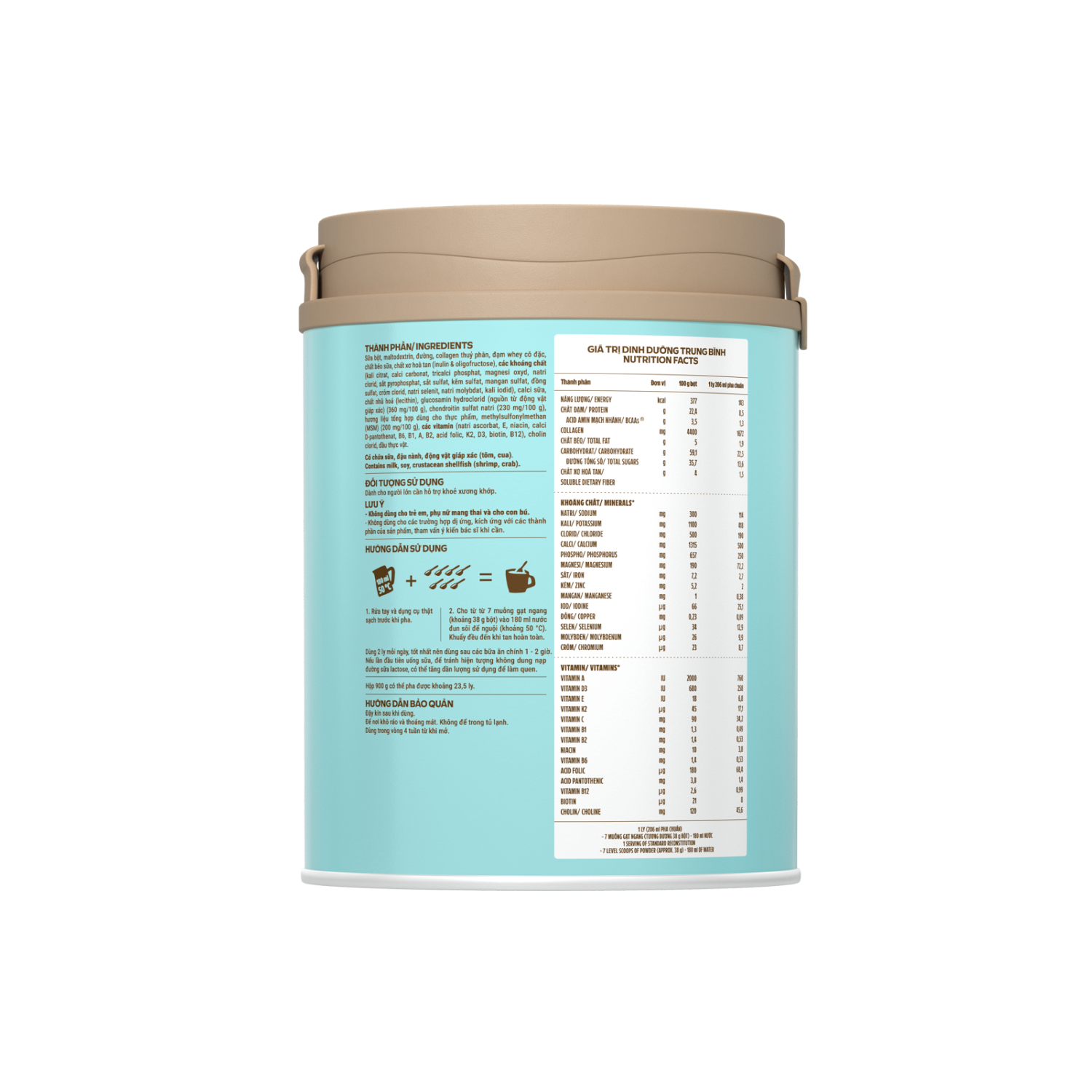 Sữa Bột Dinh Dưỡng Canxi Pro Của Vinamilk, 900g