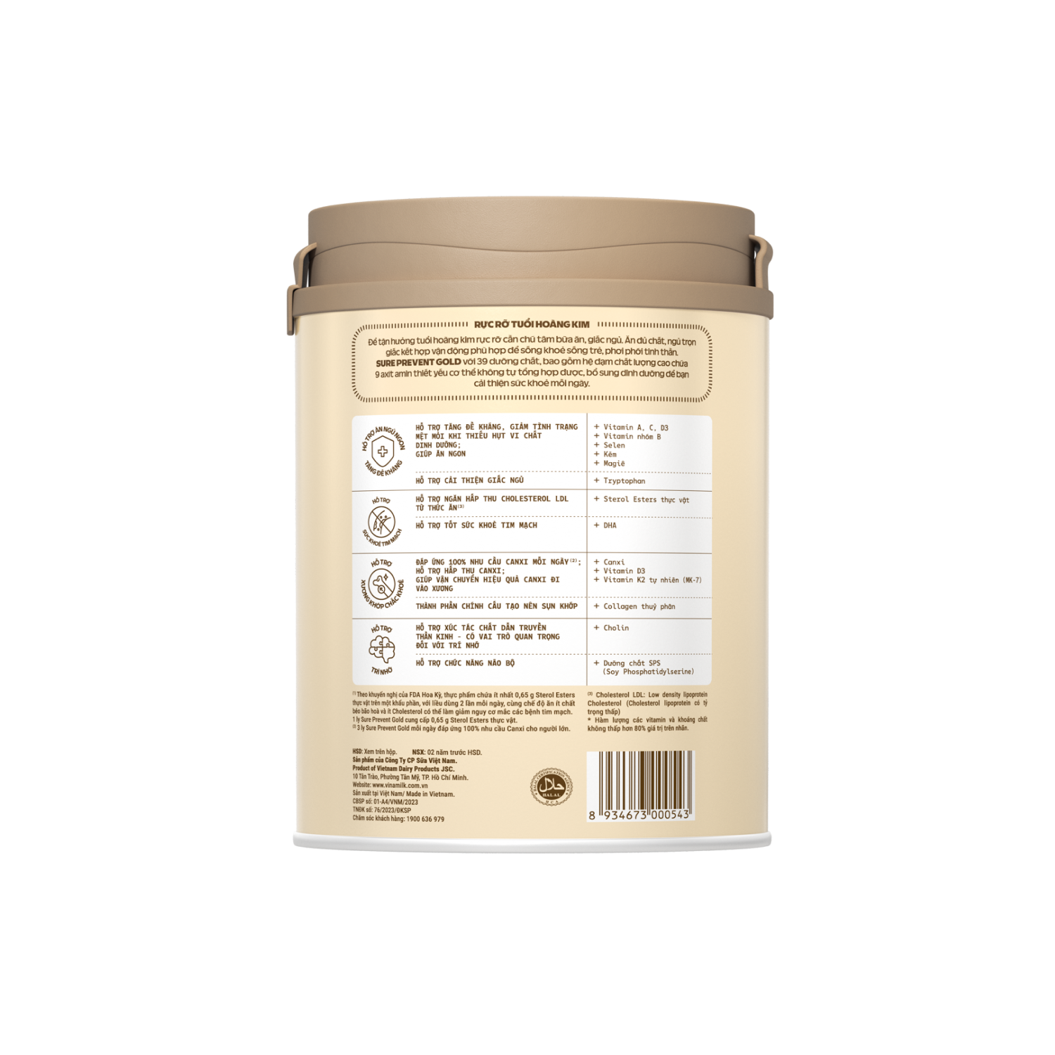 Sữa Vinamilk Sure Prevent Lon 900g