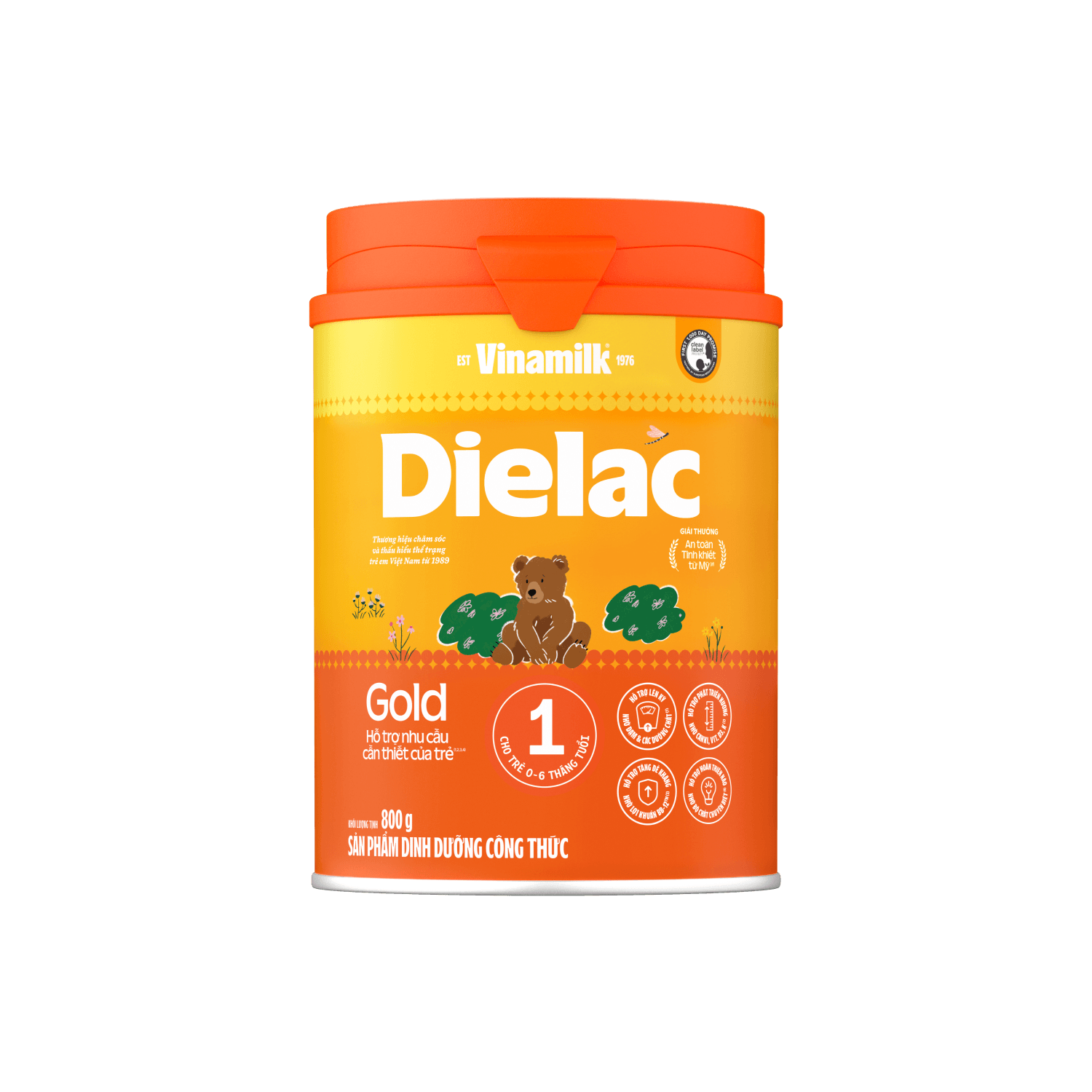 Sữa Dielac Gold 1 Lon 800g (0-6 tháng)