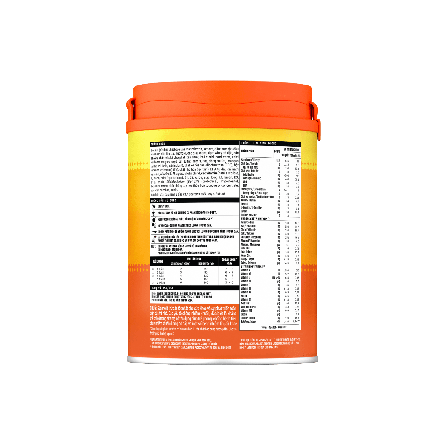 Sữa Dielac Gold 1 Lon 800g (0-6 tháng)