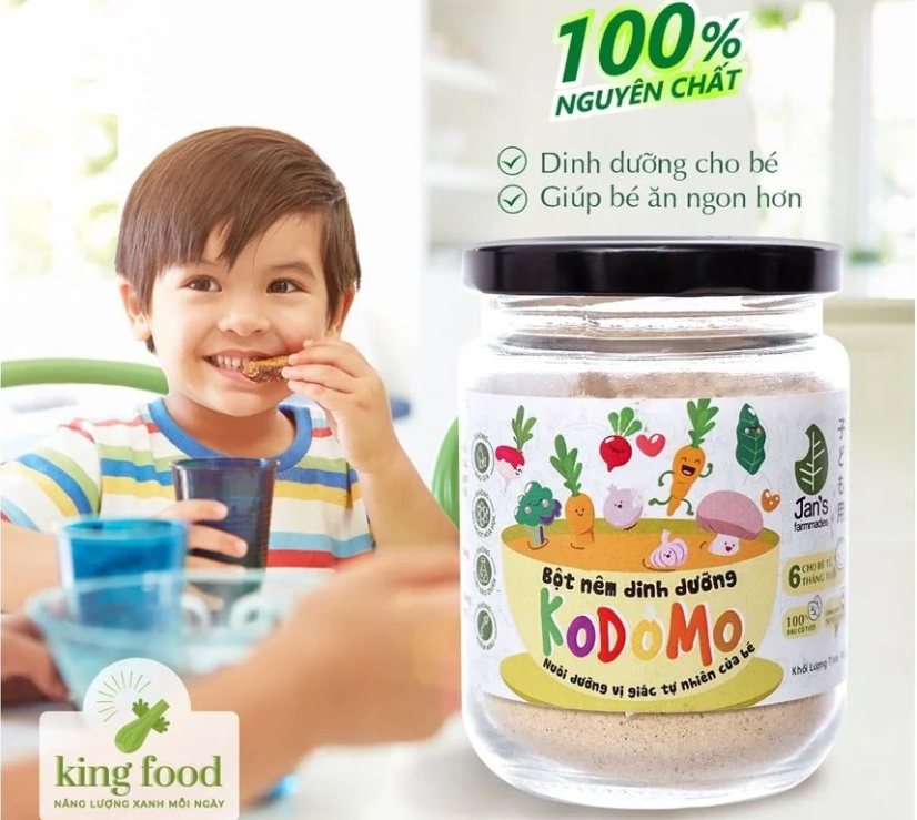 Bột nêm dinh dưỡng Kodomo Jan's hũ 90g