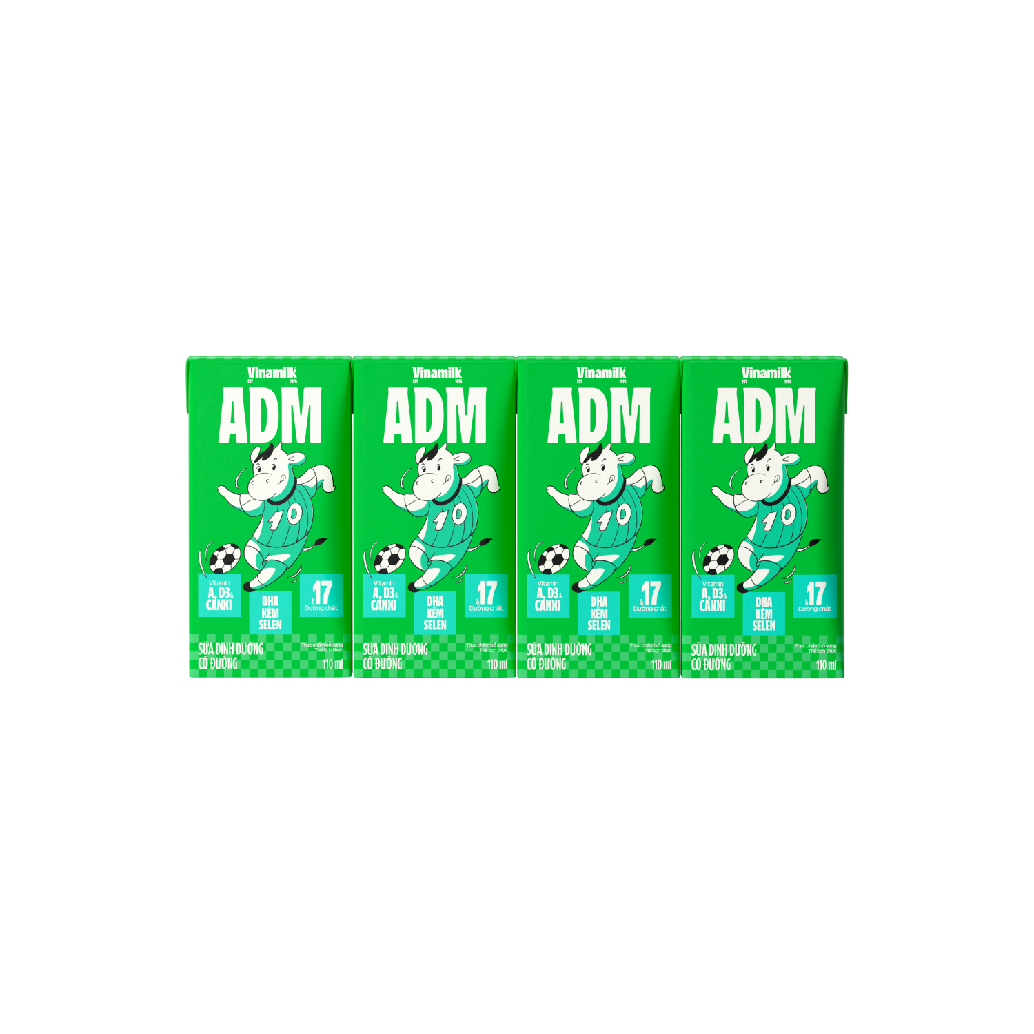 Combo 24 Hộp Sữa Dinh Dưỡng ADM Có Đường - Hộp 110ml