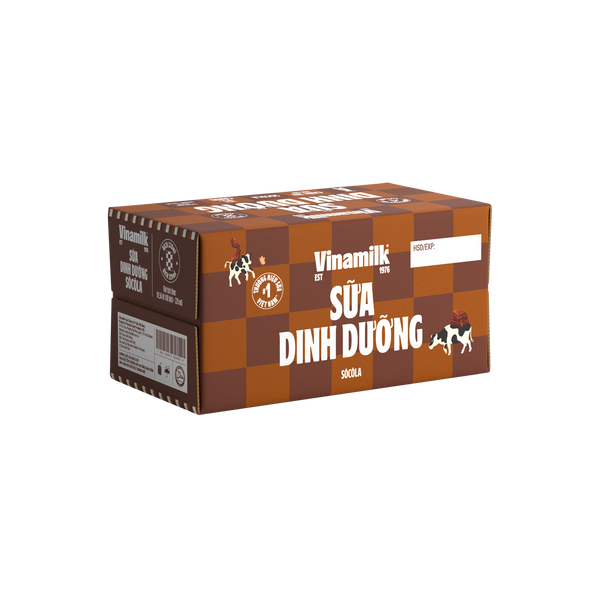 Thùng 48 Bịch Sữa Dinh Dưỡng Vinamilk Socola - Bịch 220ml