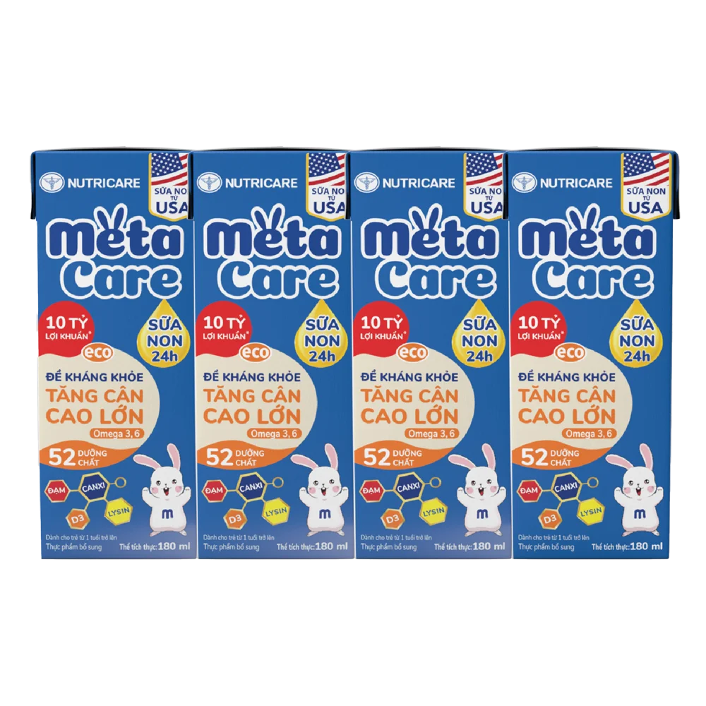 Thùng Sữa dinh dưỡng pha sẵn MetaCare Eco 180ml