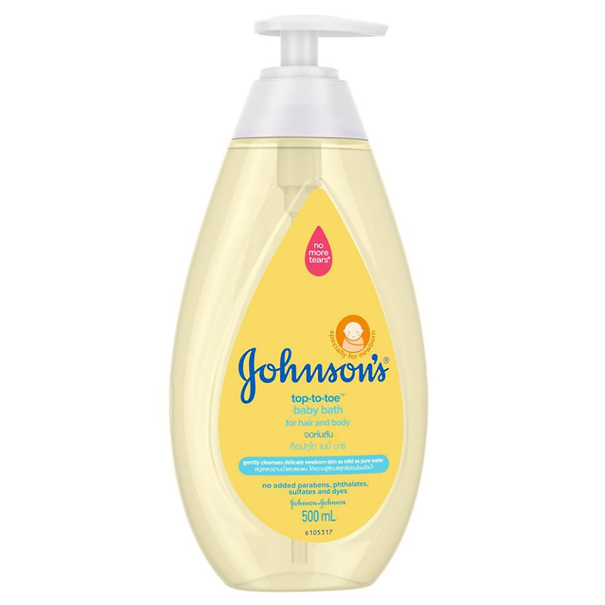 Sữa tắm gội toàn thân Johnson Baby 500ml