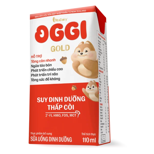 Combo 24 Hộp Sữa uống dinh dưỡng Oggi Gold 110ml