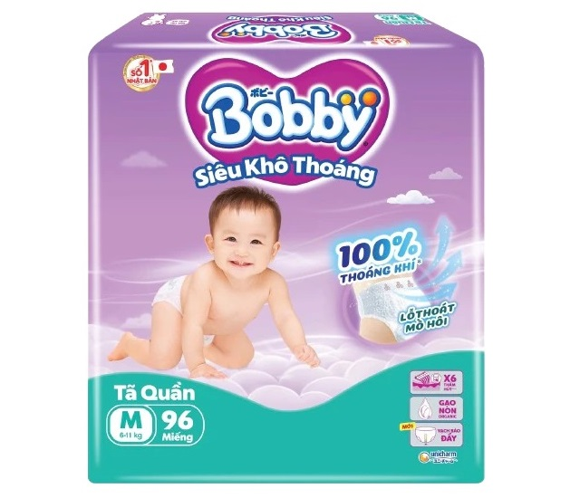 Tã quần Bobby M96 miếng