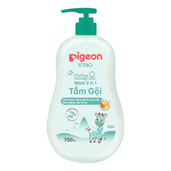 Tắm - Gội 2 in 1 Jojoba Pigeon 700ml Không Paraben