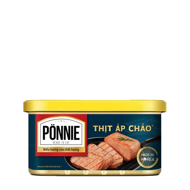 Thịt áp chảo Ponnie hộp 200g