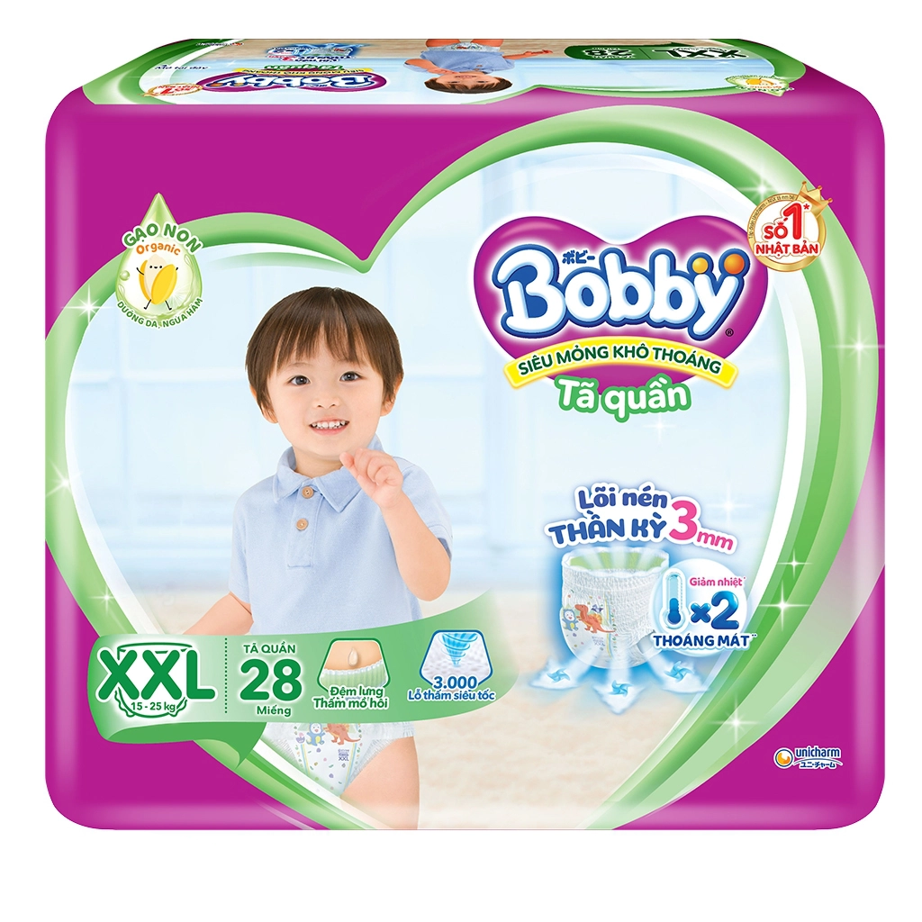 Tã quần Bobby XXL28 miếng