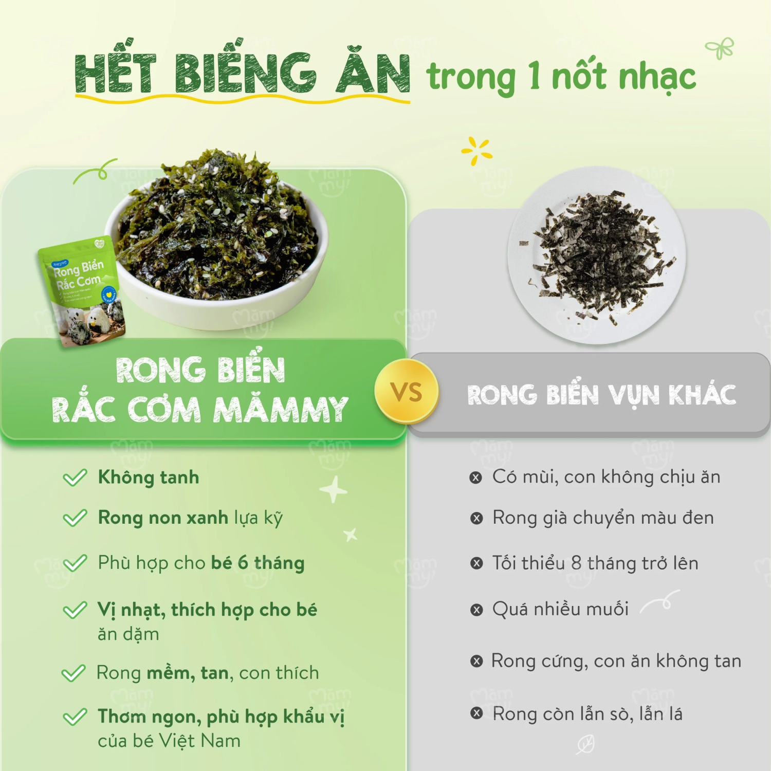 Rong Biển Rắc Cơm Mămmy 40g (6M+)