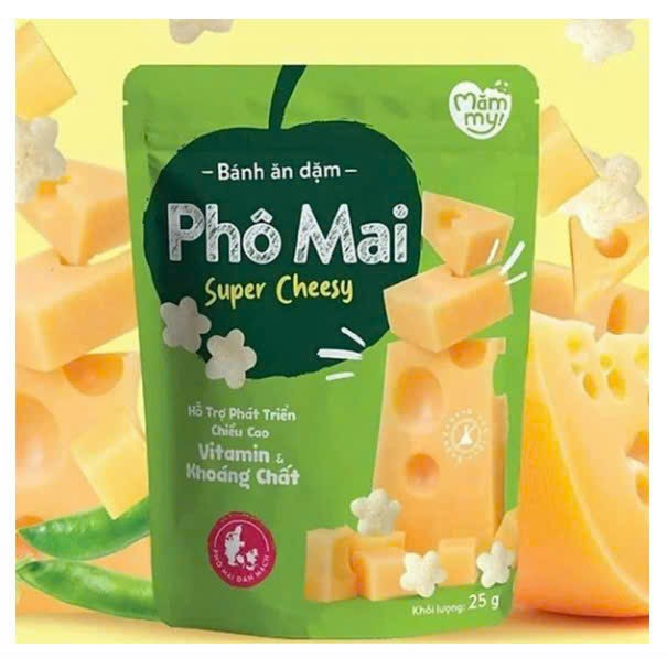 Bánh ăn dặm Mămmy Vị Phô mai 25gr (6M+)