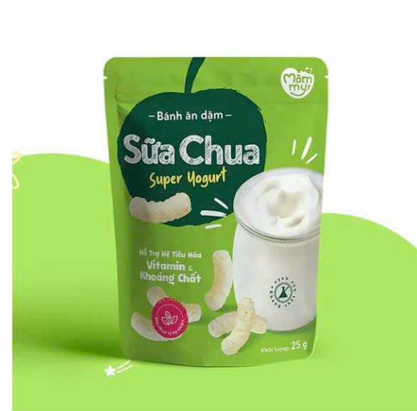 Bánh ăn dặm Mămmy Vị Sữa Chua 25gr (6M+)