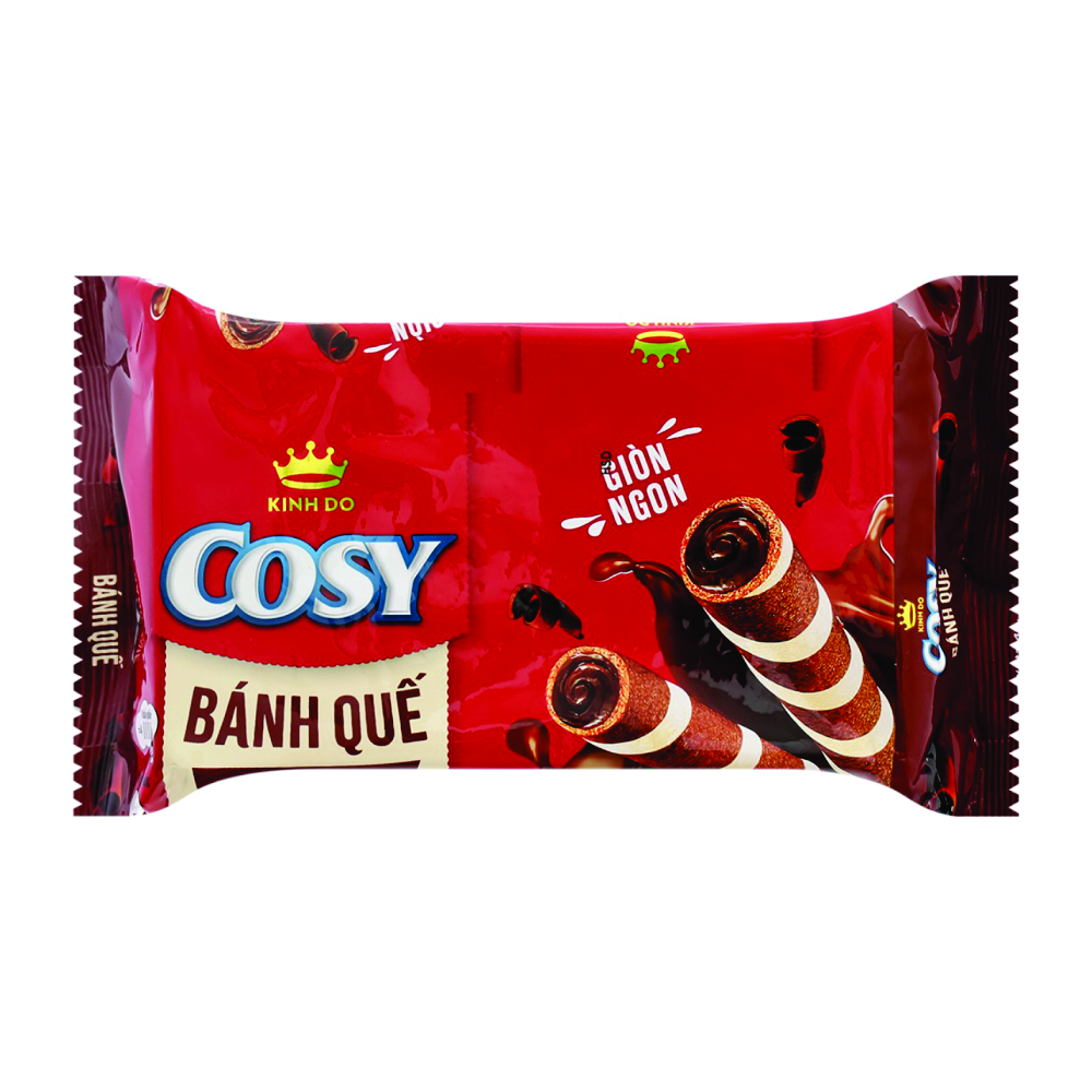 Bánh quế vị kem socola Cosy gói 117.6g