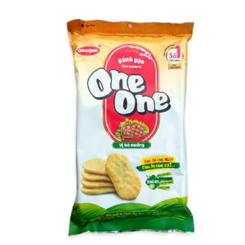 Bánh gạo vị tôm nướng One One gói 150g