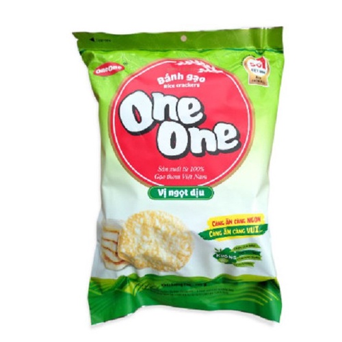 Bánh gạo vị ngọt dịu One One gói 150g