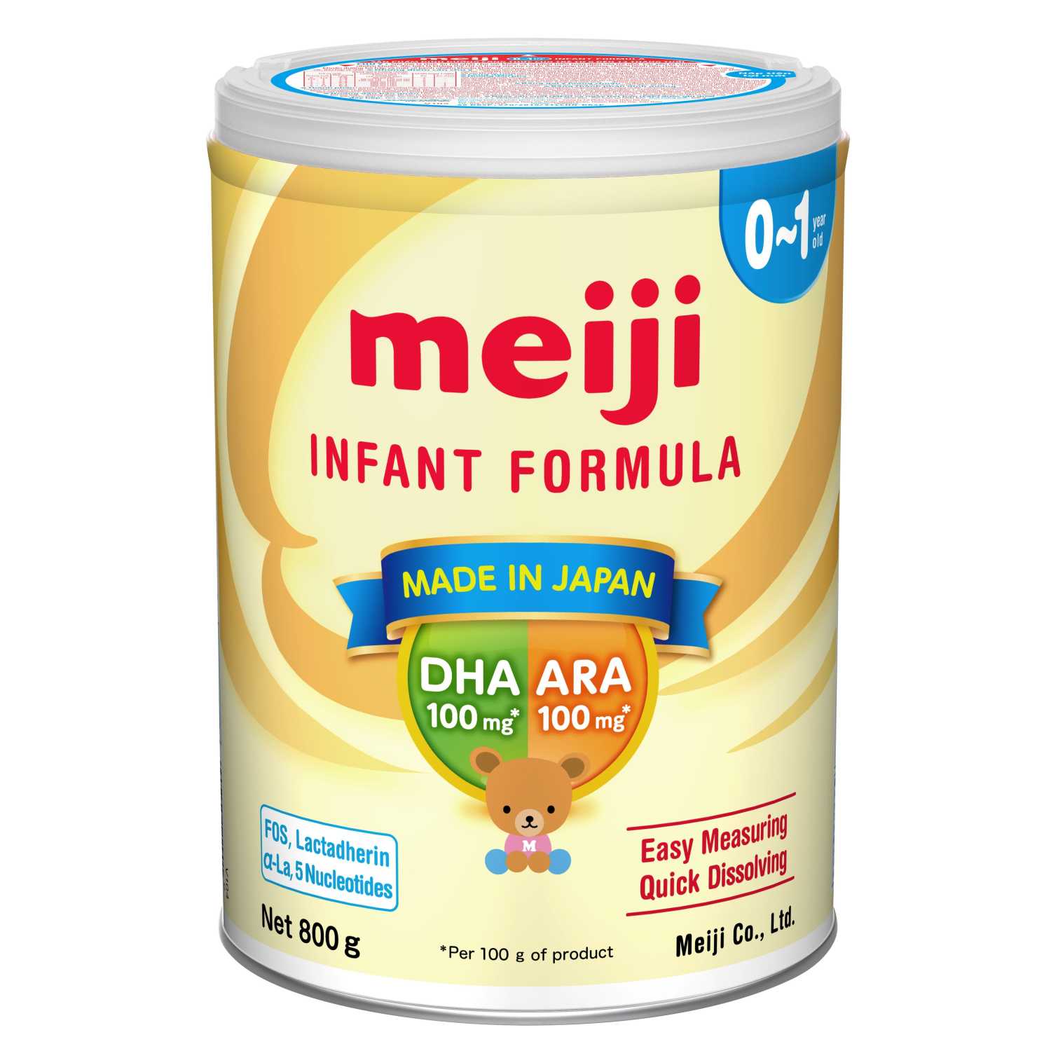 Sữa Meiji Infant Formula, Nhập Khẩu, 0-1 Tuổi, 800g
