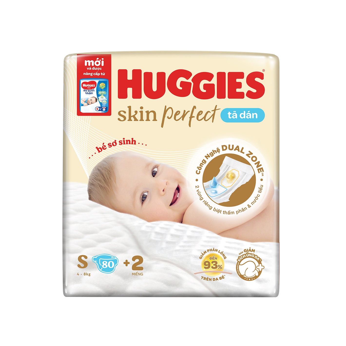 Tã dán Huggies S80 miếng